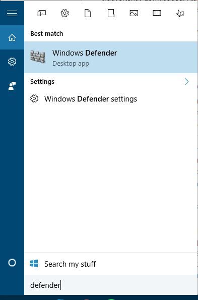 Если у вас установлен сторонний антивирус, вы должны увидеть сообщение о том, что Защитник Windows отключен